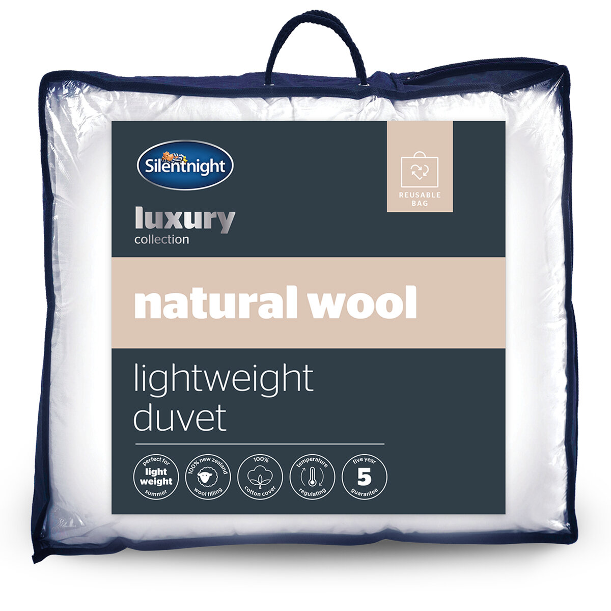 Silentnight Natural Wool Lightweight Duvet