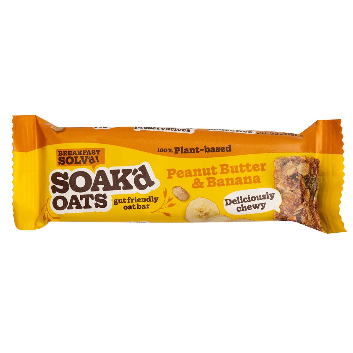 Soak'd Oats Peanut Butter & Banana, 42g