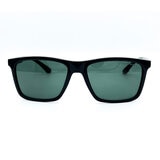 Emporio Armani Black Sunglasses with Green Lenses, EA4170 501771