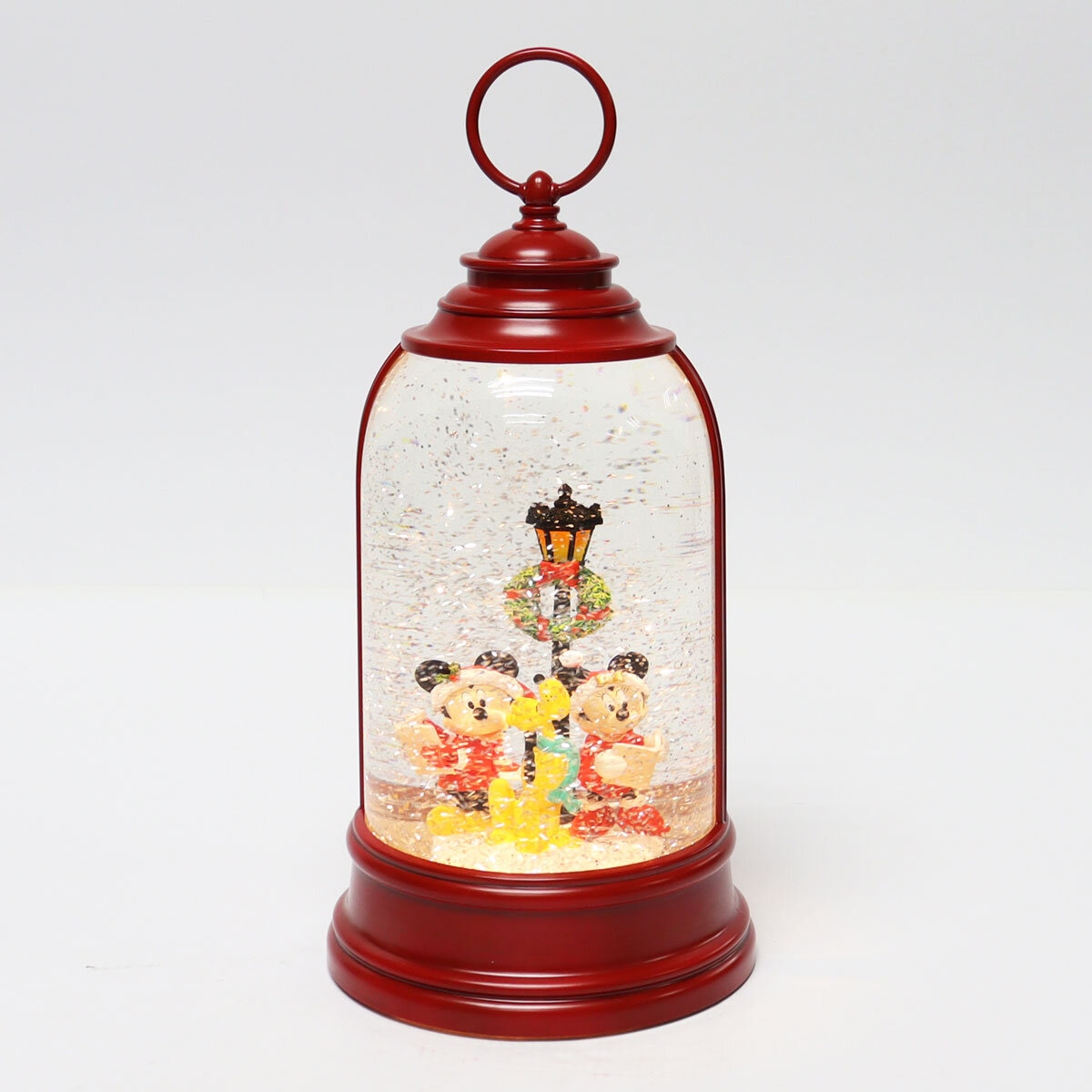 Disney Spinning Lantern with mickey and minnie under a lampost