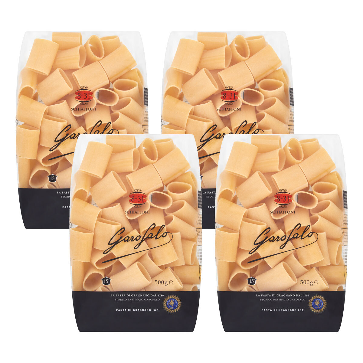 Garofalo Paccheri Pasta, 4 x 500g Costco UK