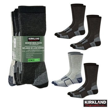 Kirkland Signature Merino Wool Sock 4 Pack