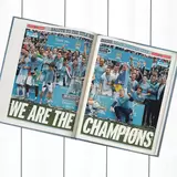 Manchester City Football History Newspaper Book