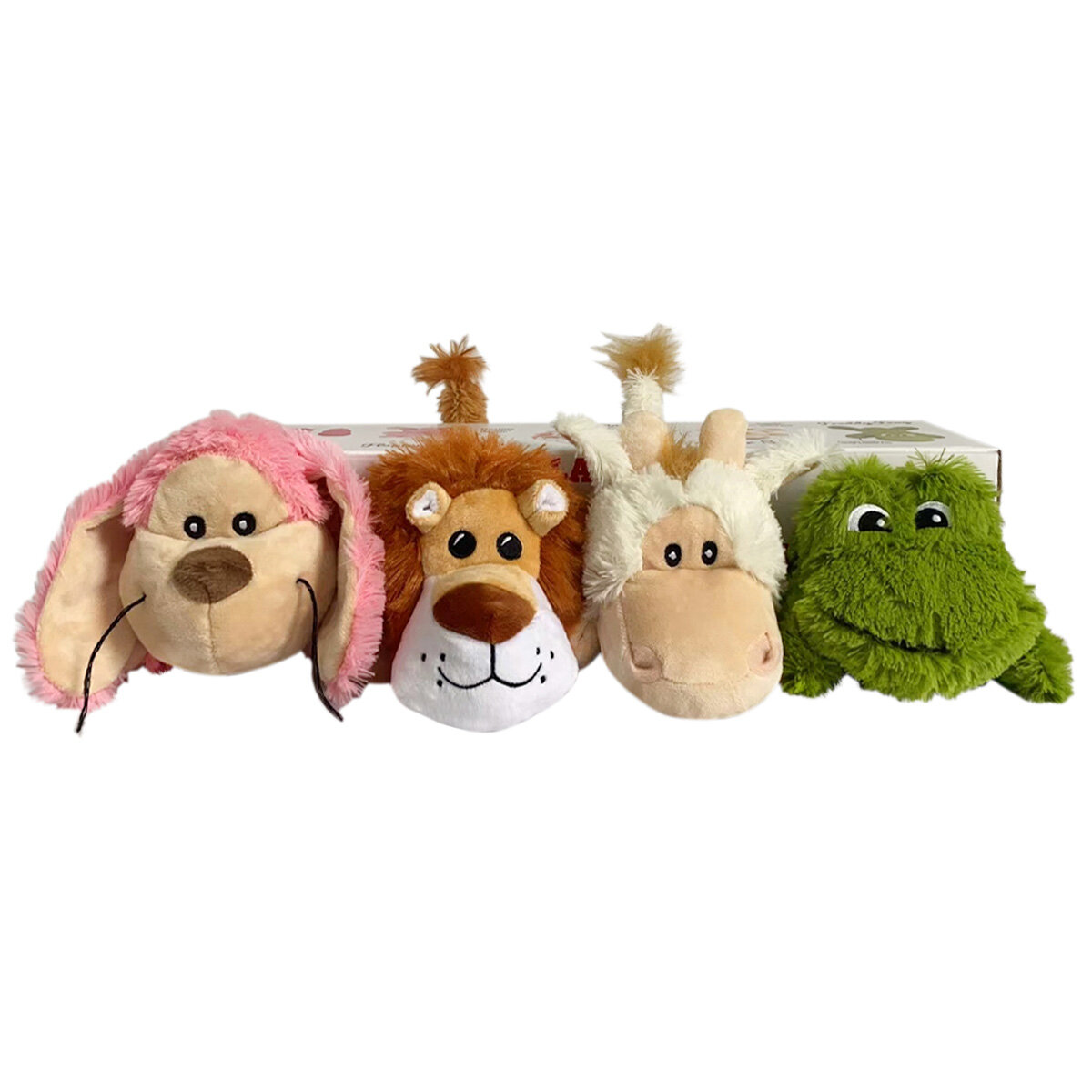 Kong Cozie Play Pack Dog Toys, 4 Pack