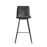 Gallery Henley Grey Faux Leather Bar Stool, 2 Pack