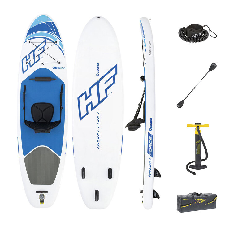 Bestway 10ft (305cm) Hydro Force Oceana Paddle Board with Paddle, Pump ...