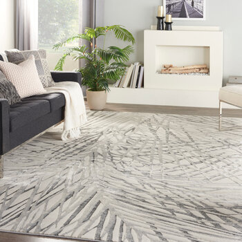 Rustic Textures Ivory & Grey Rug in 3 Sizes Rustic Textures Ivory & Grey Rug in 3 Sizes