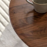 Gallery Madrid Walnut Round Coffee Table