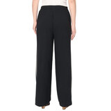 B.C. Clothing Co. Ladies pull-on trouser with contrast side stripe in Black