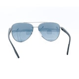 Prada Sport Gunmetal and Black Sunglasses With Grey Mirrored Lenses, SPS52W DG107G