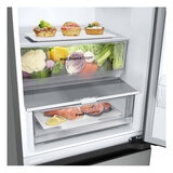 LG FRIDGE FREEZER GBV3100DPY FRIDGE COMPARTMENTS WITH FOOD