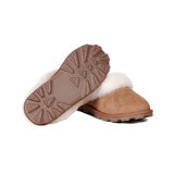 Kirkland Signature Ladies Shearling Slipper in Chestnut