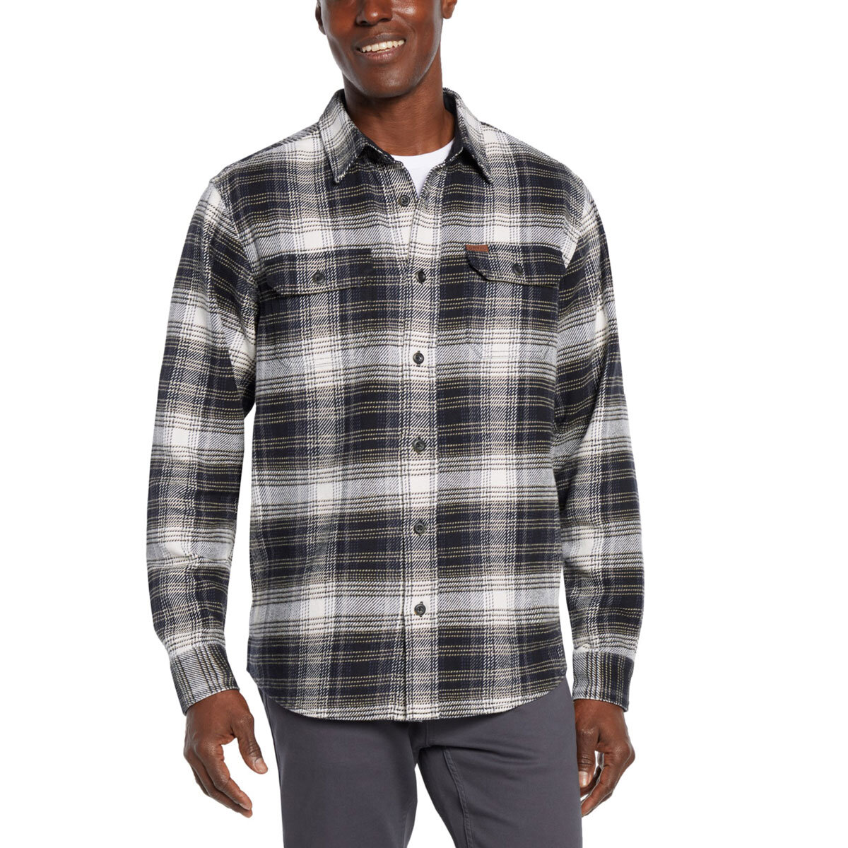 Orvis Men's Heavy Weight Shirt in Grey