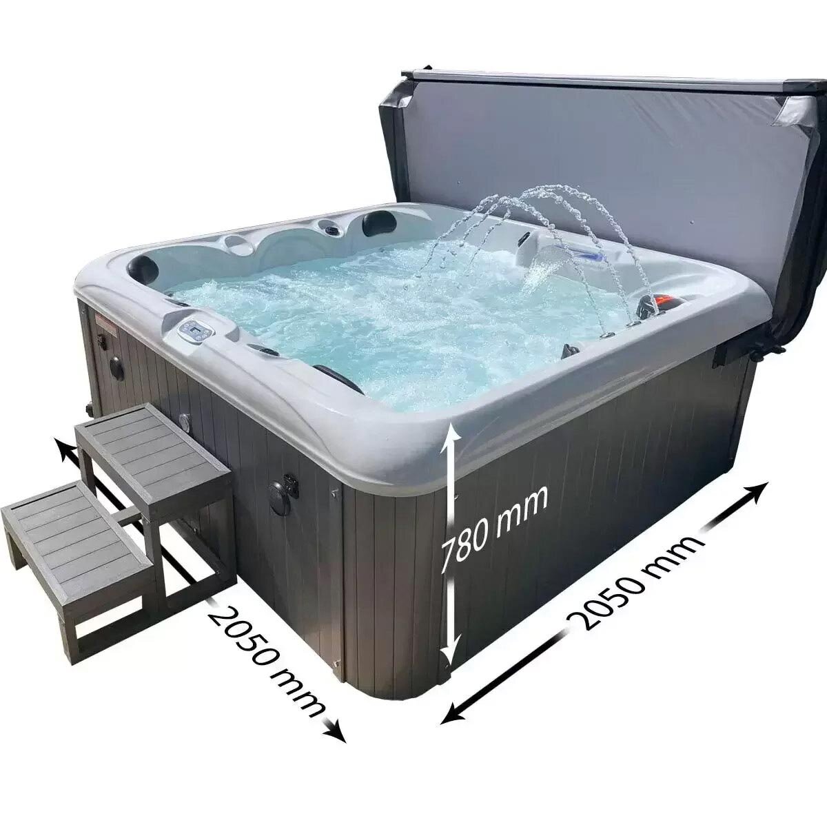 Blue Whale Spa San Pedro 38-Jet 5 Person Hot Tub - Delivered and Installed