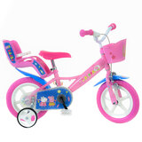Dino Bikes Children's 12" (30.5cm) Licensed Character Bicycle - Peppa Pig (3+ Years)