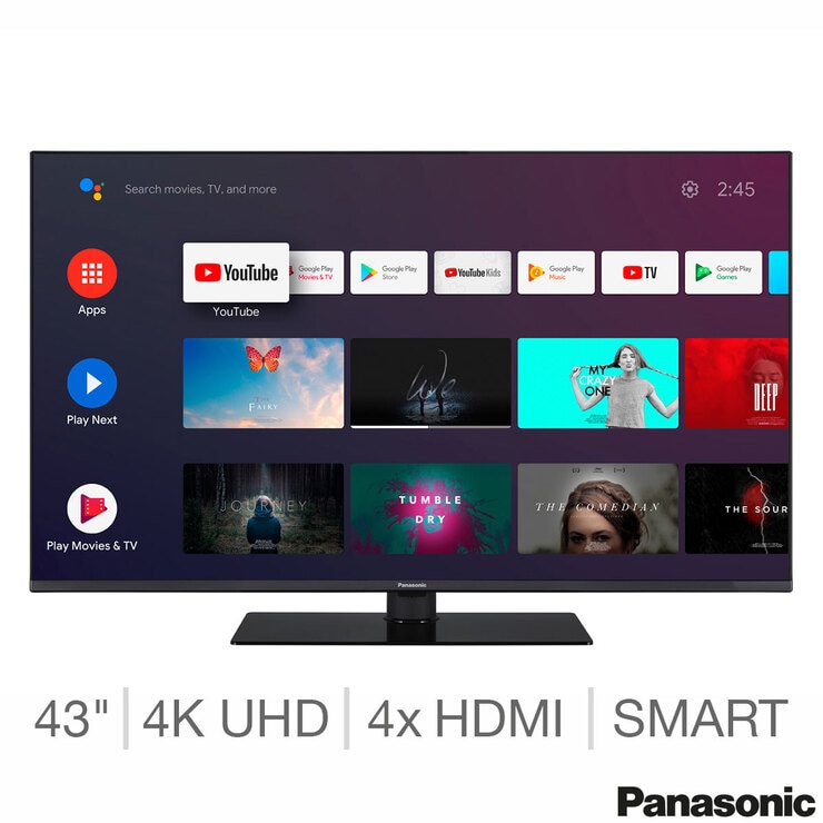 Panasonic 43HX700BZ 43 Inch 4K Ultra HD Smart Android TV | Costco UK