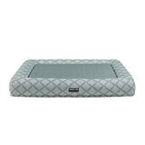 Grey Print 2-in-1 Bolster Bed