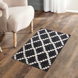 Devgiri Jacquard Rug in Charcoal