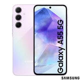 Buy Samsung Galaxy A55, 128GB Sim Free Mobile Phone in Awesome Lilac, SM-A556BLVAEUB at costco.co.uk