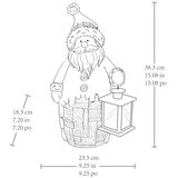 Buy Woodchip Figures Assortment Santa Dimensions Image at Costco.co.uk