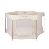 Tutti Bambini Hexa Playpen with Travel Carry Case in Beige