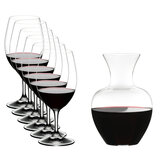 Riedel Ouverture Apple Decanter with 6 530ml Wine Glasses