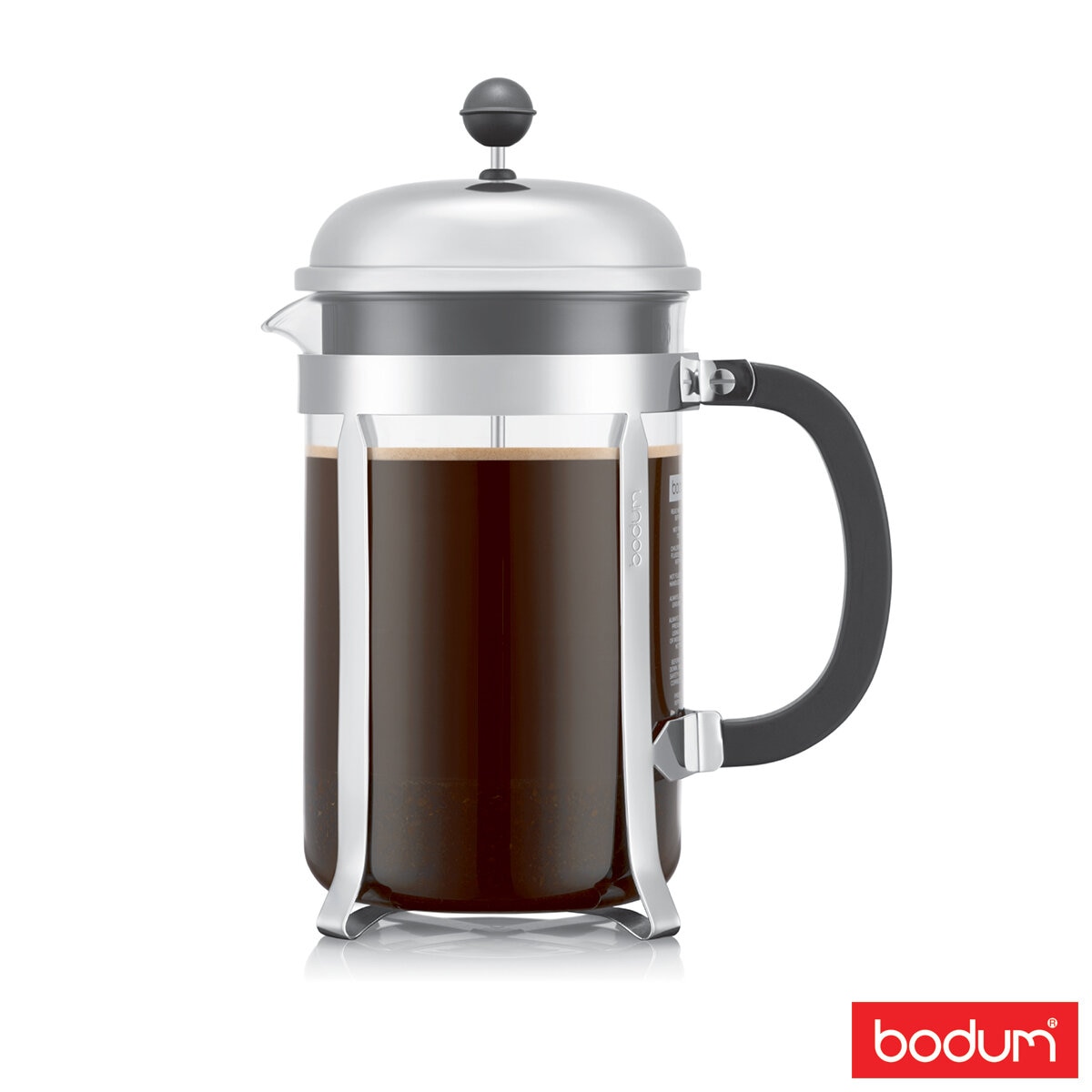 Bodum Chambord Cafetiere 12 Cup 1.5L Chrome Costco UK