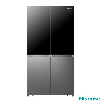 Hisense RQ5X560SFLES, Multi Door Fridge Freezer, E Rated in Stainless Steel