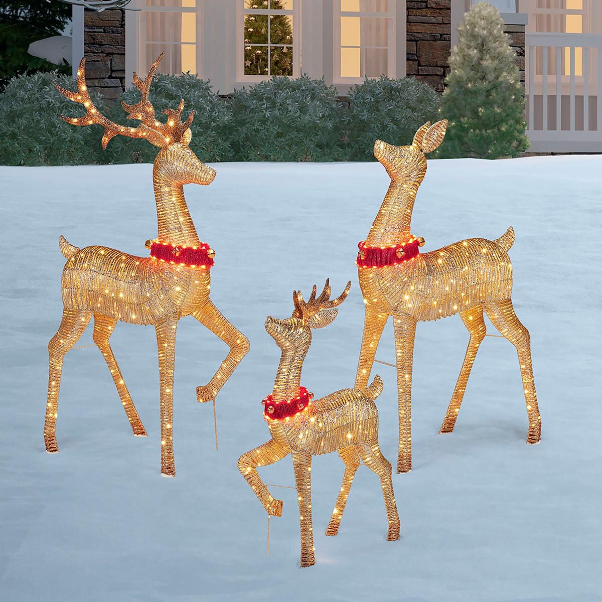 Buy 3pc Deer Family Lifestyle Image at costco.co.uk