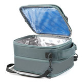 Titan Expandable Lunchbox with Ice Walls in Grey