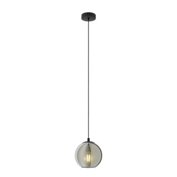 Eglo Ariscani 1 Smoked Glass Ball Light Pendant