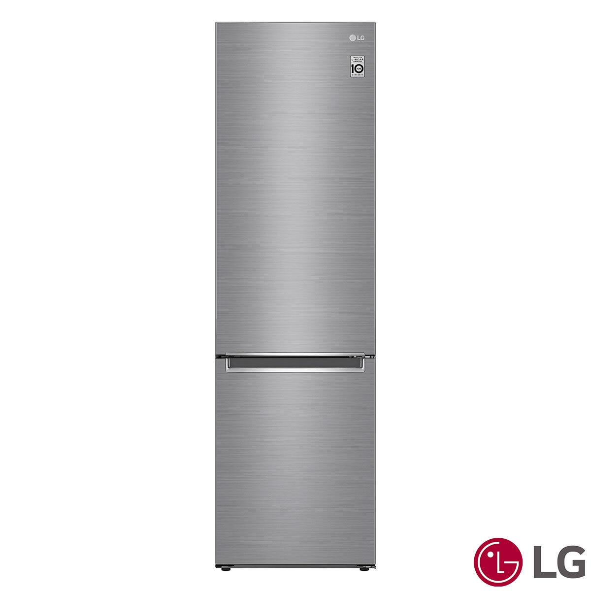 Lg Doorcooling Gbd62pzyfn Fridge Freezer D Rated In Shiny Steel Costco Uk