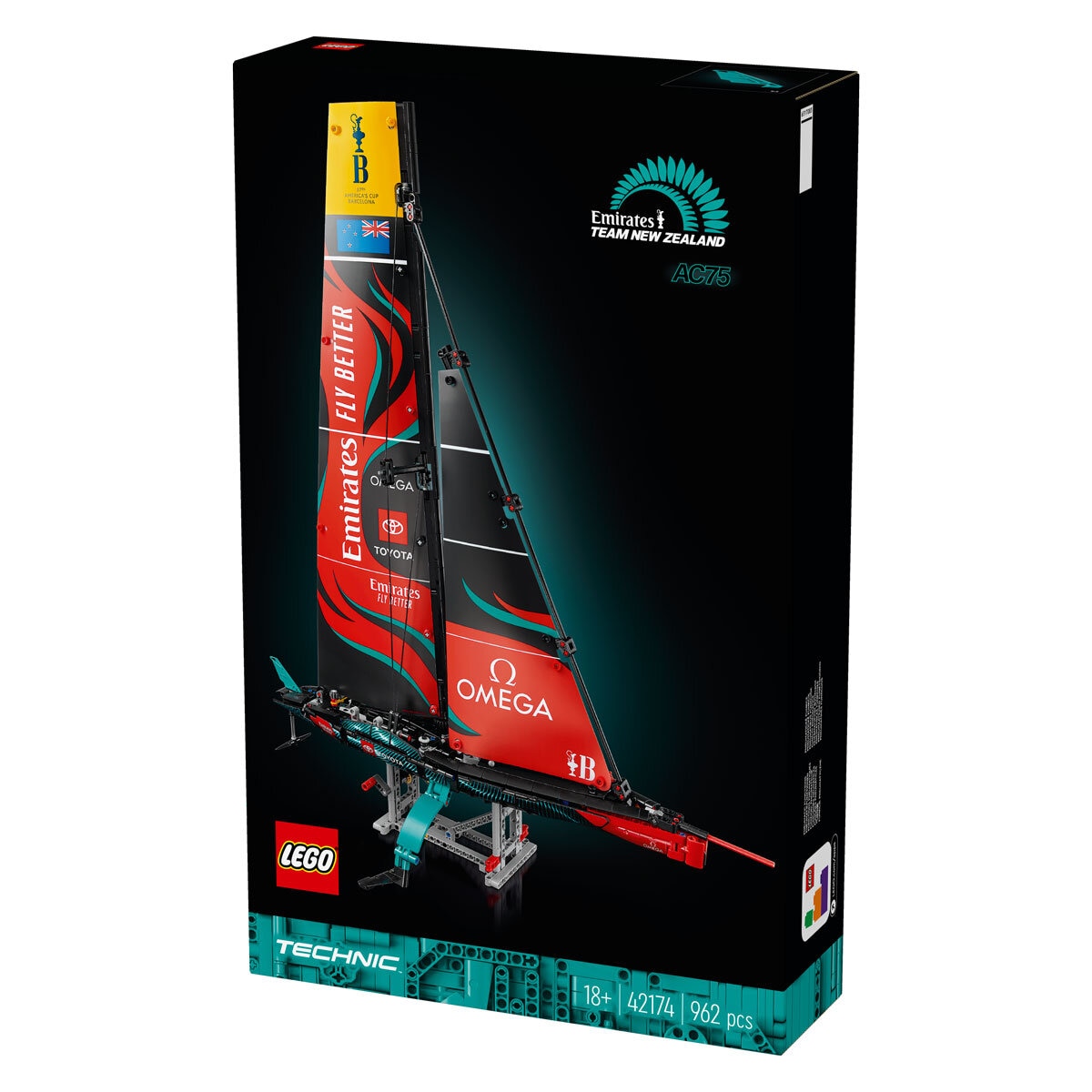 Lego Technic Emirates Team New Zealand AC75 Yacht Box Image