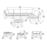 Thomasville Tisdale Dark Grey Modular Sofa