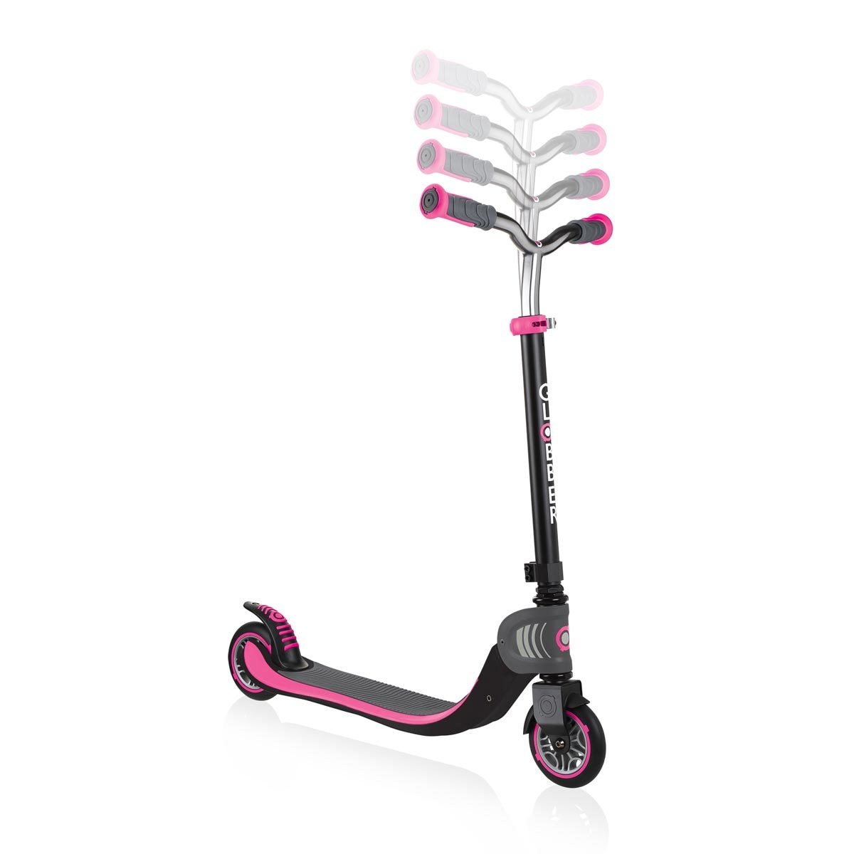 Adjustable handlebars globber scooter