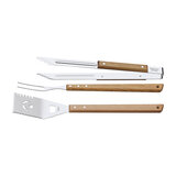 Tramontina BBQ Hardwood Tool Set, 3 Piece