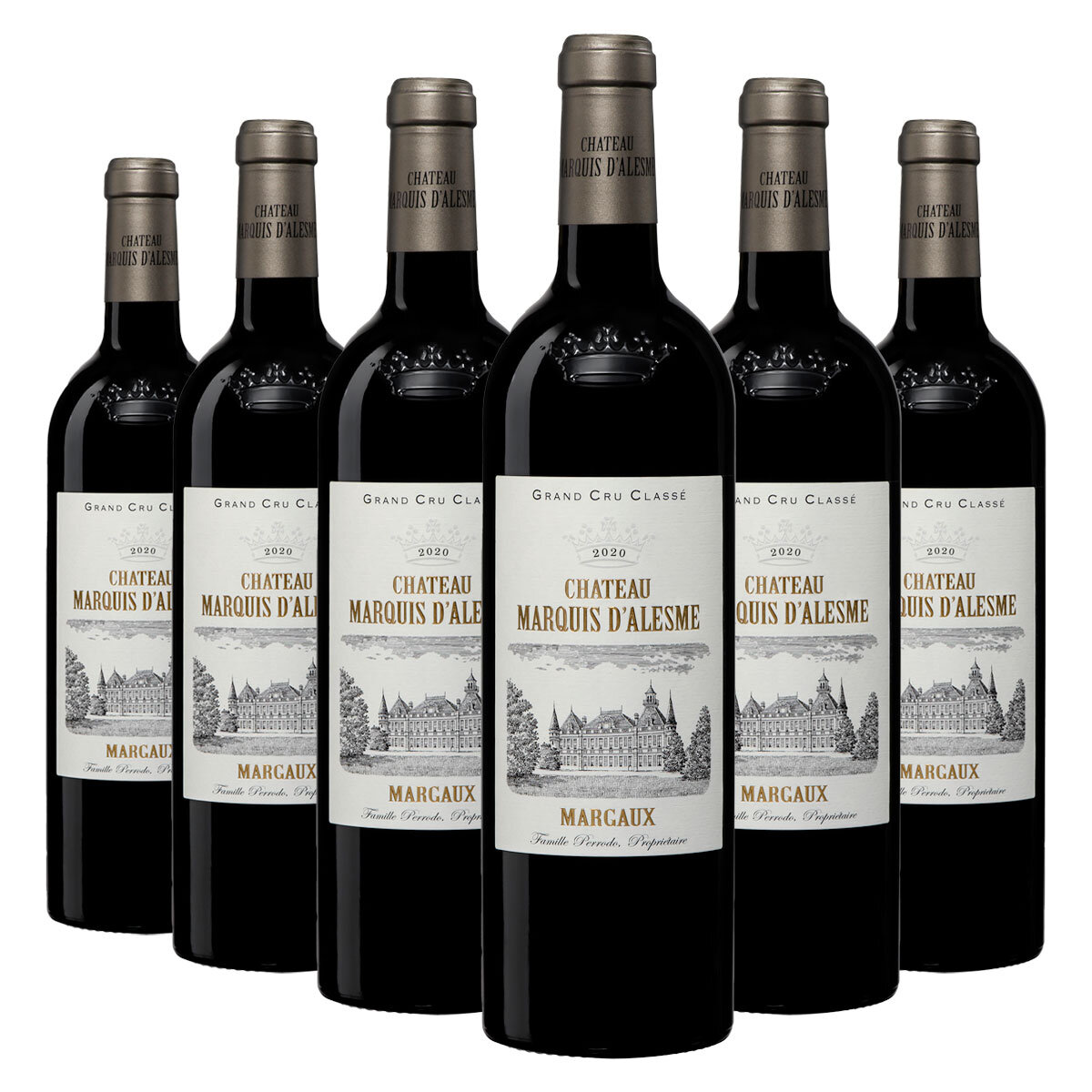 Chateau Marquis d'Alesmes Margaux GCC 2020, 6 x 75cl