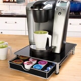 Smart Design Chrome Plated Steel Framed Coffee Pod Organiser