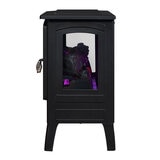 Bayside Furnishings Electric Stove in Black, 1.5kW