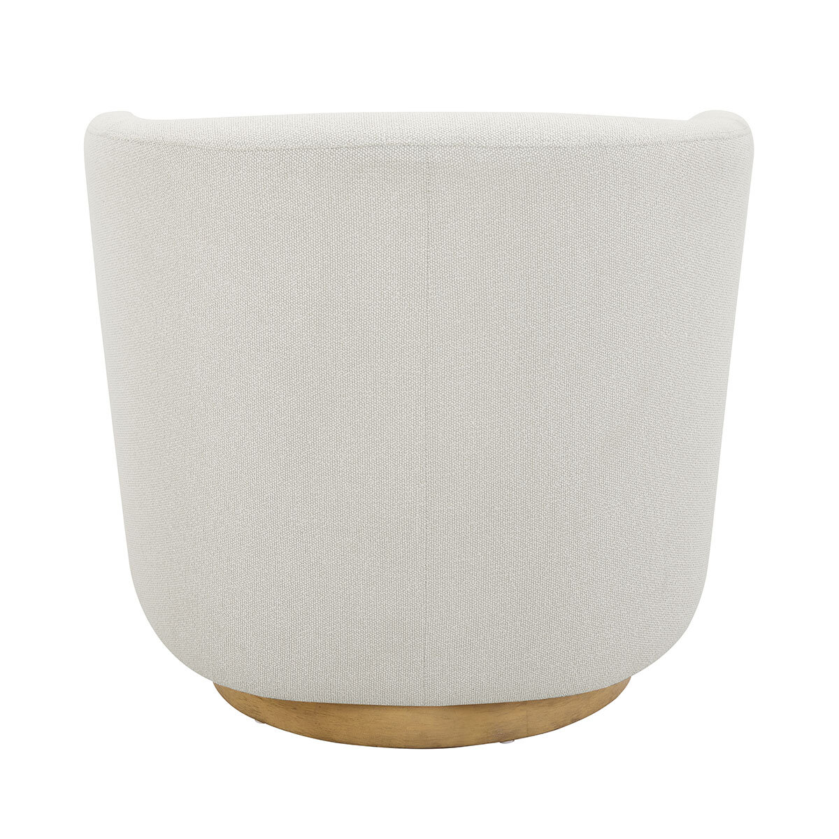 Henredon Murphy Cream Fabric Swivel Chair