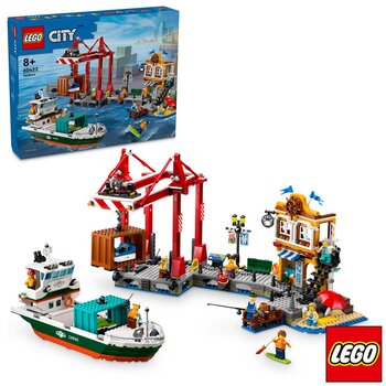 LEGO City Seaside Harbour with Cargo Ship - Model 60422 (8+ Years)
