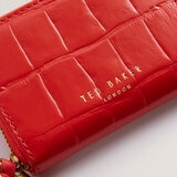 Ted Baker Wesmin Padlock Small Leather Purse in Red