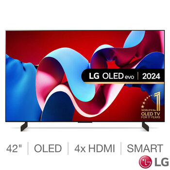 LG OLED42C44LA 42 Inch OLED 4K Ultra HD Smart TV