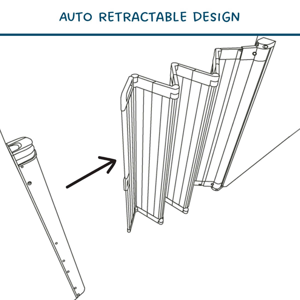 BabyDan ALMA Retractable Safety Gate