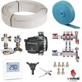 Varme Water Underfloor Heating System with Thermostat - 60m² (for an area up to 60m²)