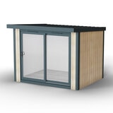 Installed Green Retreats Basebox Garden Room 3m x 2.4m