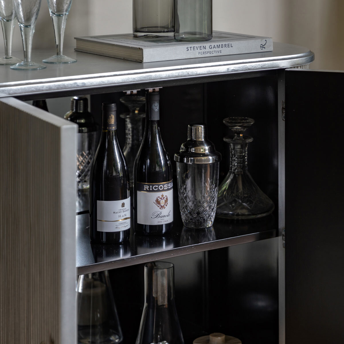 Jeeves Silver Drinks Cabinet