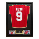 Ian Rush Signed Framed Liverpool Football Shirt