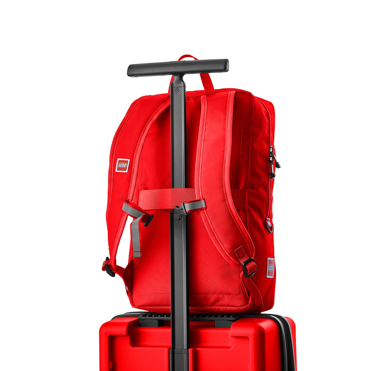 LEGO Hardside Carry On & Backpack Luggage Set in Red