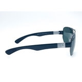 Ray-Ban Gunmetal and Black Sunglasses with Green Lenses, RB3672 004/71